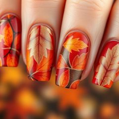 Modne paznokcie na jesień 2024 – kolory, wzory i techniki