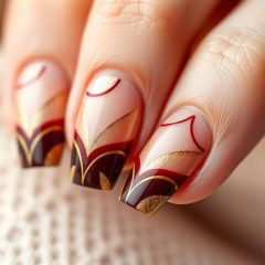 Stylowy manicure dwukolorowy: trendy, techniki i inspiracje