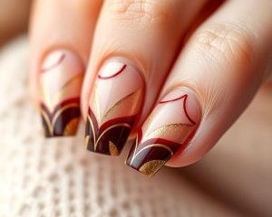 Stylowy manicure dwukolorowy: trendy, techniki i inspiracje