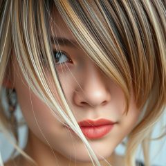 Rozjaśnione pasemka przy twarzy – jak uzyskać efekt ramki?