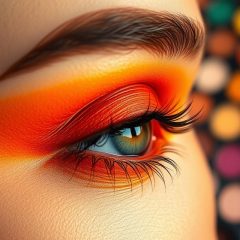 Pomarańczowy makijaż oczu – jak stworzyć intensywny look?