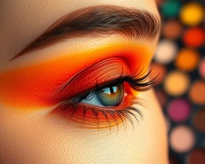 Pomarańczowy makijaż oczu – jak stworzyć intensywny look?