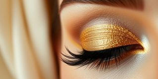 Złoty makijaż oczu – jak błyszczeć na każdą okazję?