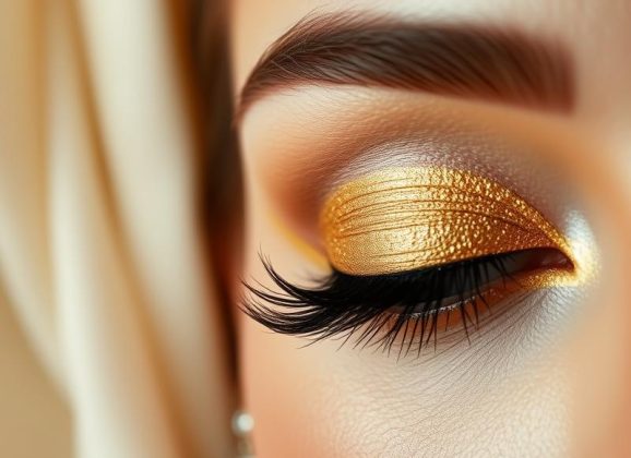 Złoty makijaż oczu – jak błyszczeć na każdą okazję?