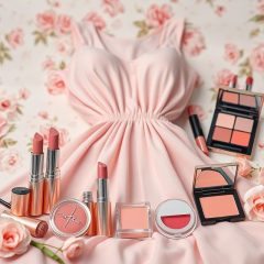 Makijaż do pudrowo różowej sukienki – jak dopasować style?