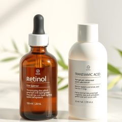 Retinol i kwas traneksamowy: jak łączyć bez podrażnień: kolejność, dni i stężenia